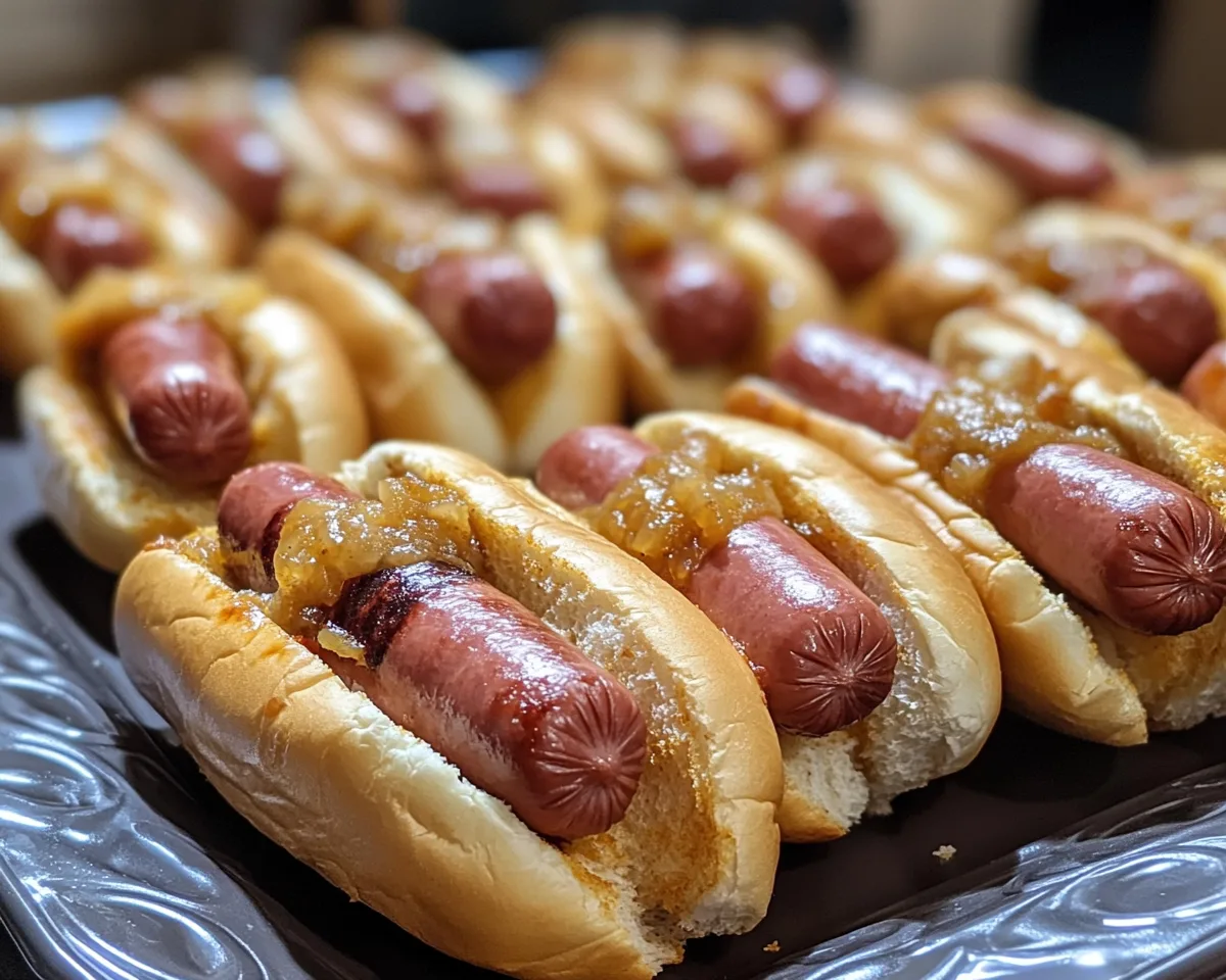 Baseball Snacks: Mini Hot Dog Sliders in 20 Minutes