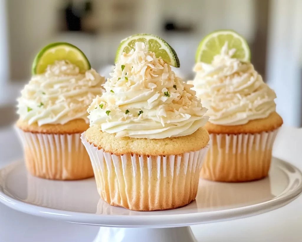 Spring Cupcakes: Coconut Lime Buttercream Cupcakes in 7 Steps