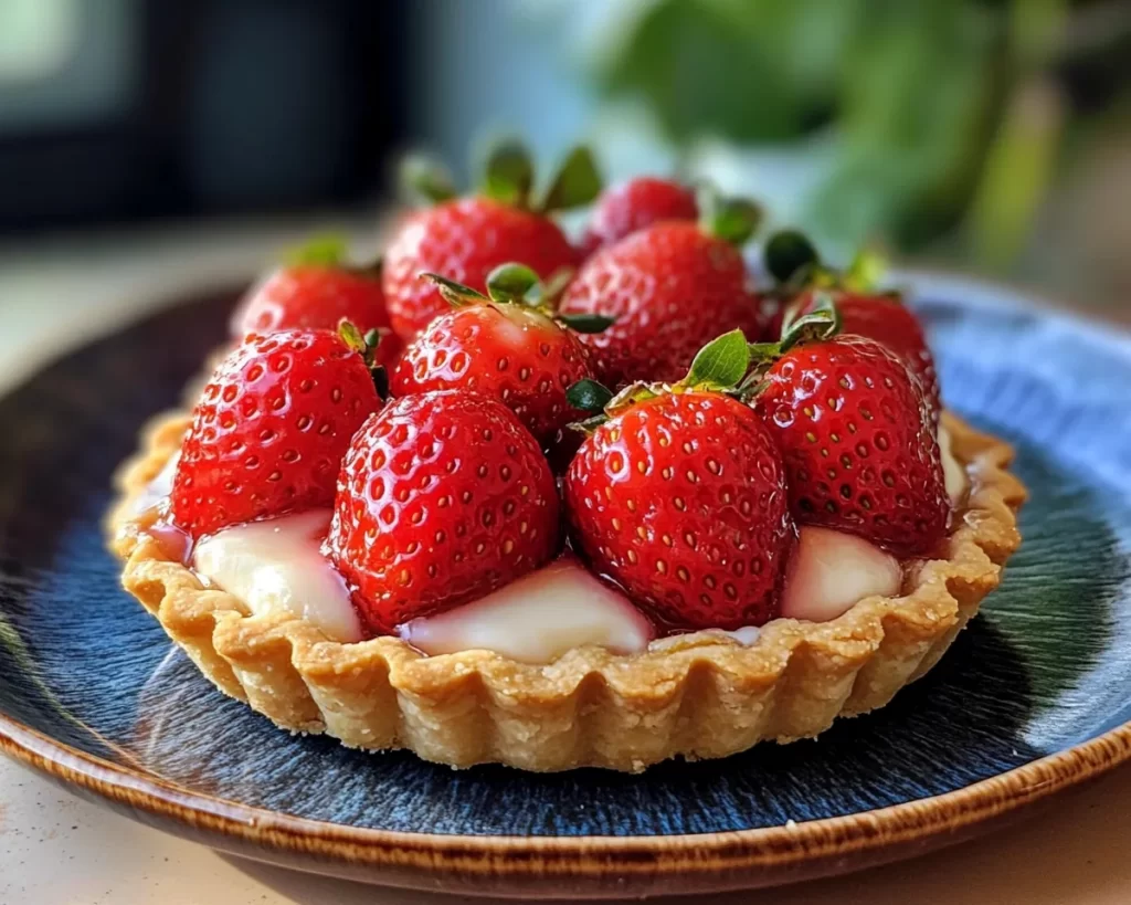 Spring Desserts: Strawberry Honey Tart in 5 Steps