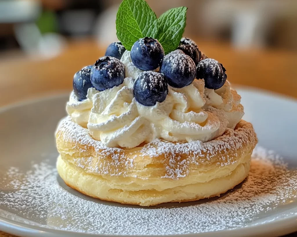 Spring Desserts: Blueberry Cream Puff Dessert in 7 Steps