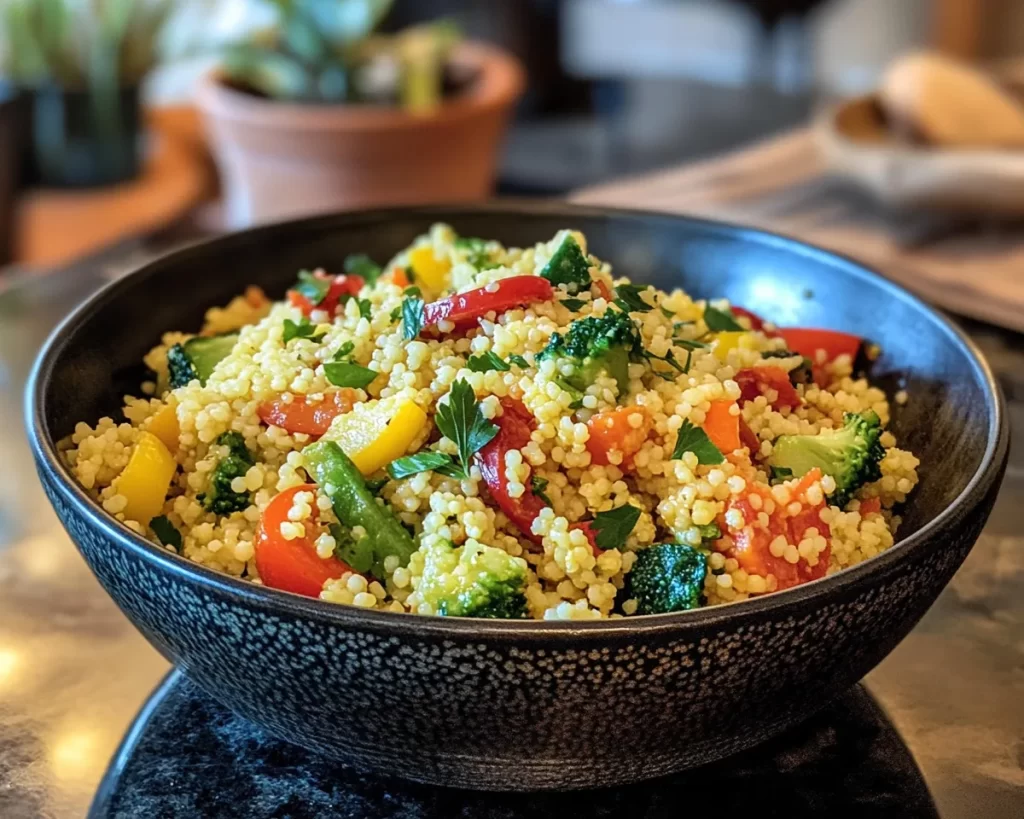 Spring Dinner Recipes: Spring Veggie Couscous in 15 Minutes
