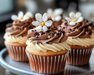 Spring Cupcakes: Mocha Chocolate Cupcakes in 7 Steps