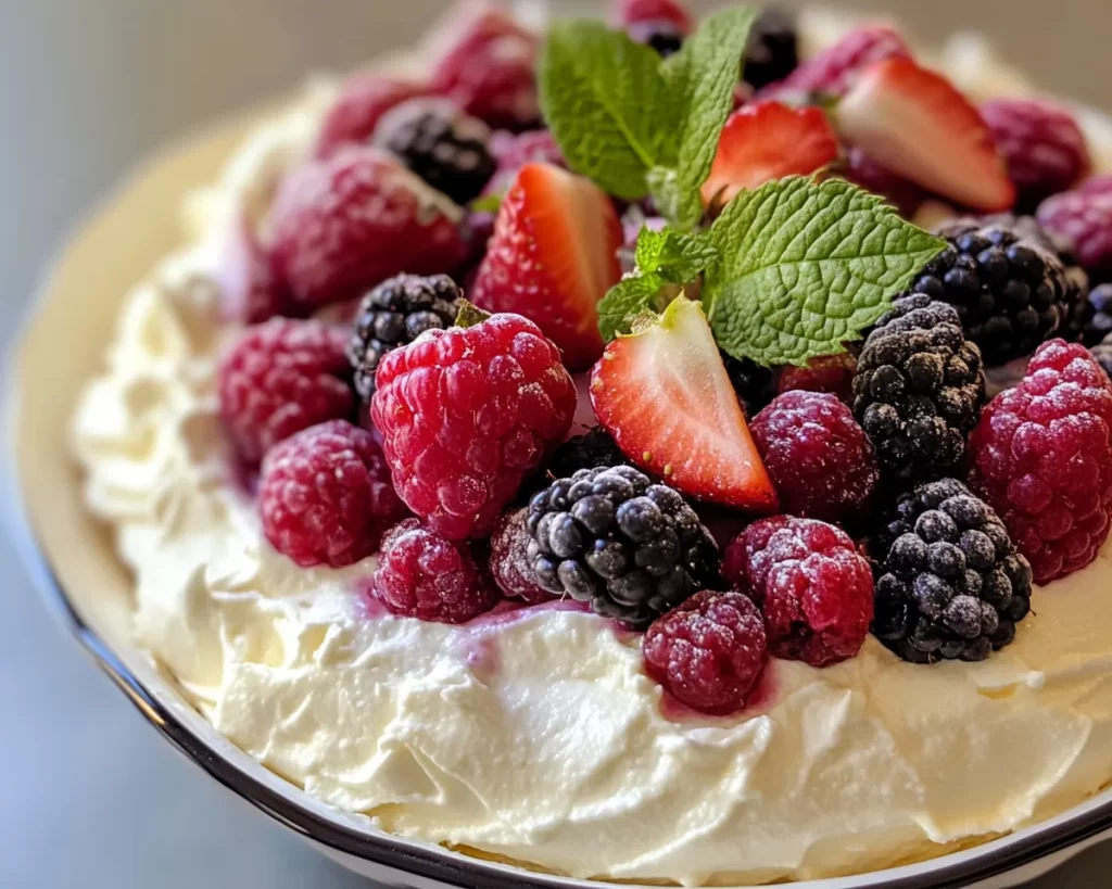 Spring Desserts: Berry Cream Cheese Dip in 5 Ingredients