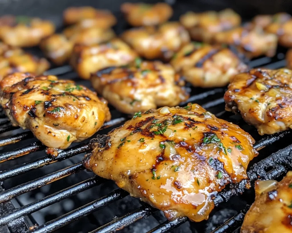 Grilling Recipes: Honey Garlic Grilled Chicken Thighs in 20 Minutes
