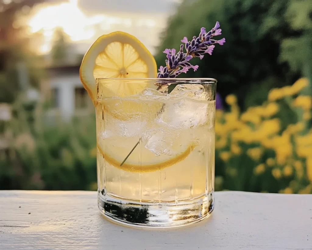 Spring Cocktails: Lavender Lemon Gin Spritz in 10 Minutes