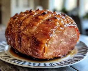 Easter Foods: Brown Sugar Glazed Easter Ham in 20 Minutes Prep
