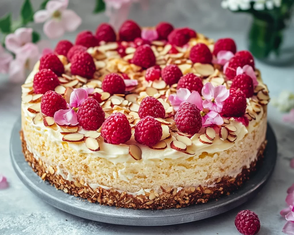Spring Baking: Raspberry Almond Cake in 5 Steps