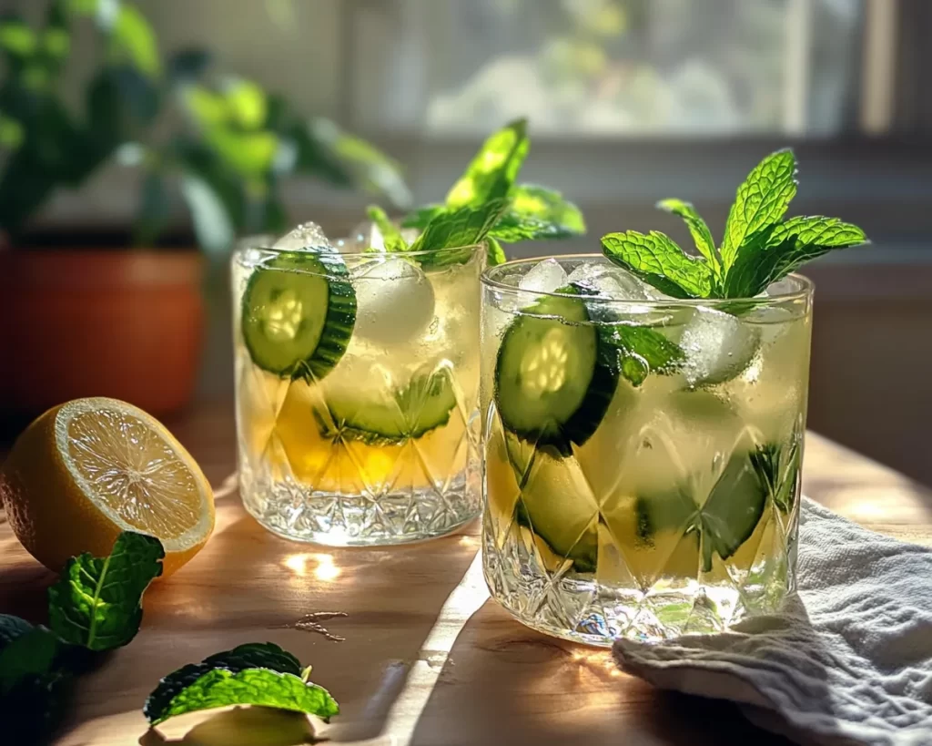 Spring Drinks: Cucumber Mint Lemonade in 10 Minutes