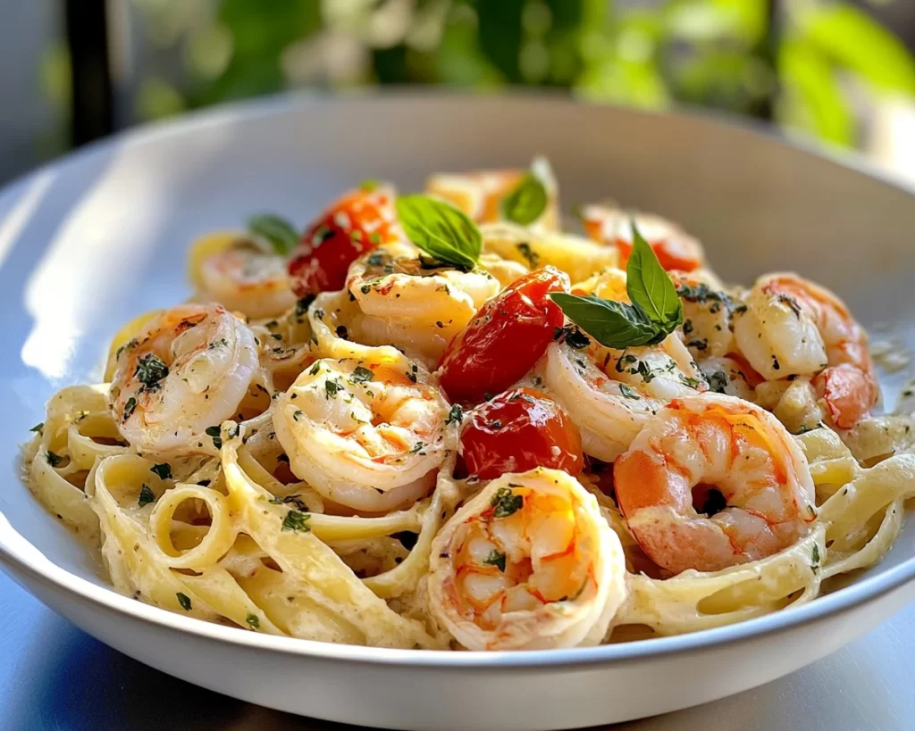 Summer Dinner Recipes: Creamy Tuscan Shrimp Pasta in 25 Minutes