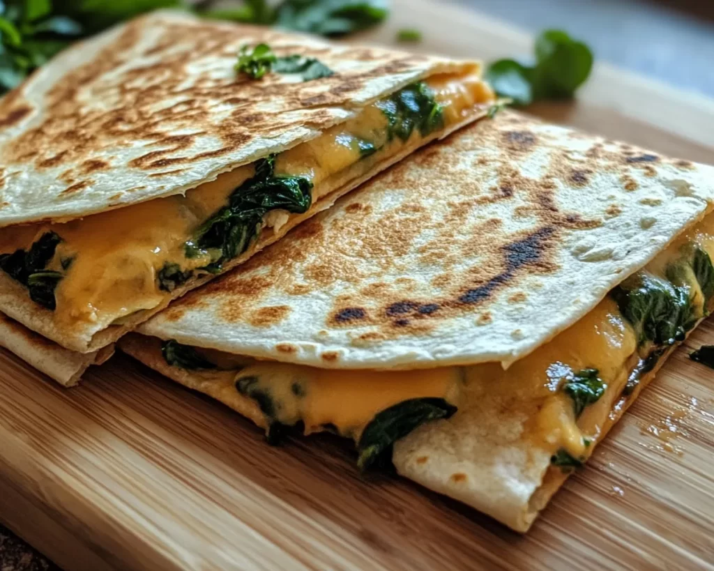Easy Dinner Recipes for Family: Spinach & Cheese Quesadillas in 15 Minutes