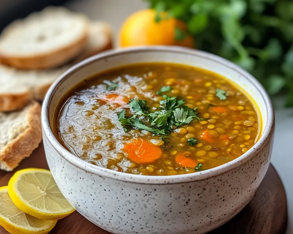 Spring Soup: Lentil Soup (Light + Filling)