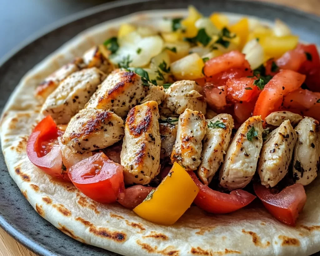 Summer Dinner Ideas: Greek Chicken Pitas in 20 Minutes