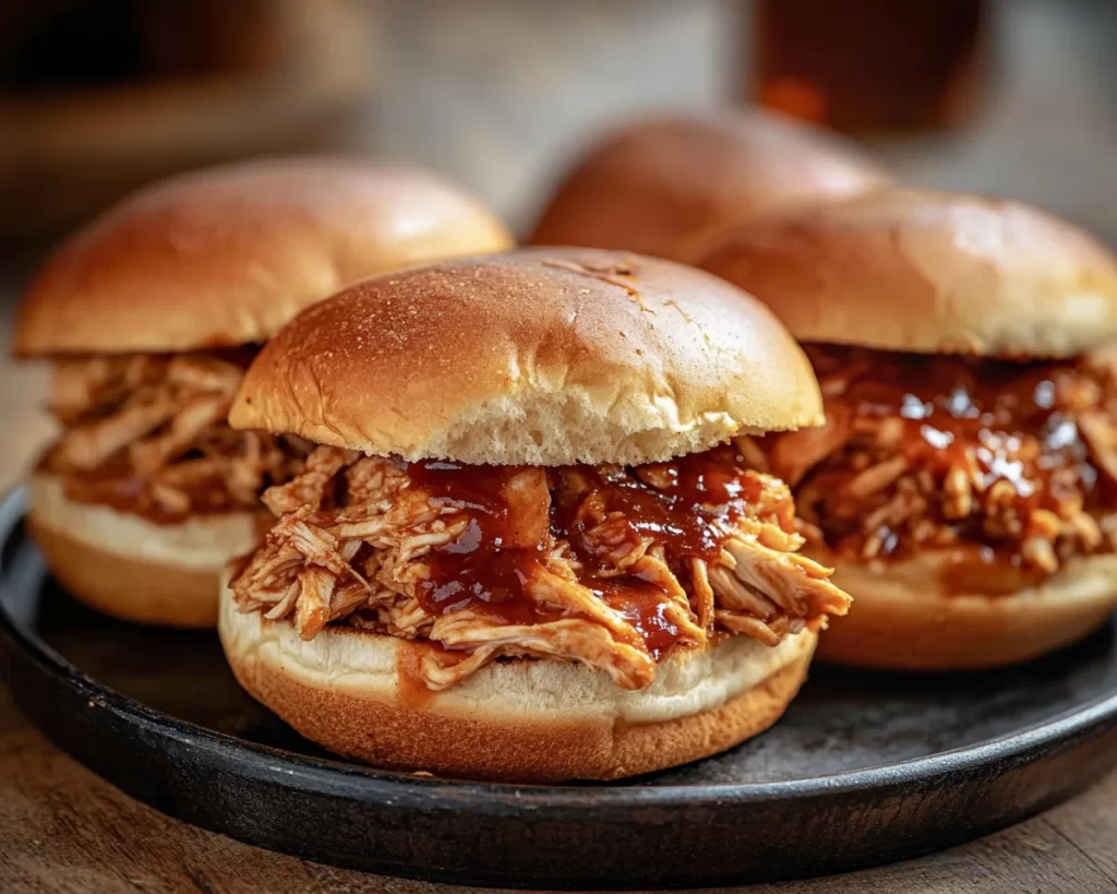 The Lazy Way to Make BBQ Pulled Chicken Sandwiches