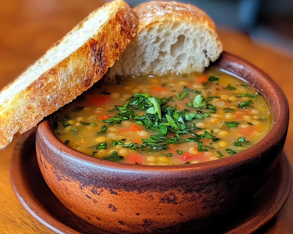 Spring Soup: Lentil & Tomato Soup in 30 Minutes