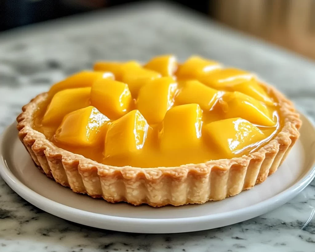 Mango Curd Tart Recipe