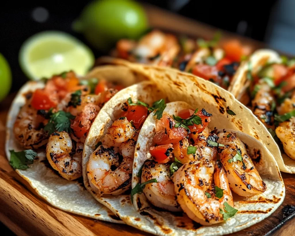 Summer Dinner Ideas: Grilled Shrimp Tacos in 15 Minutes