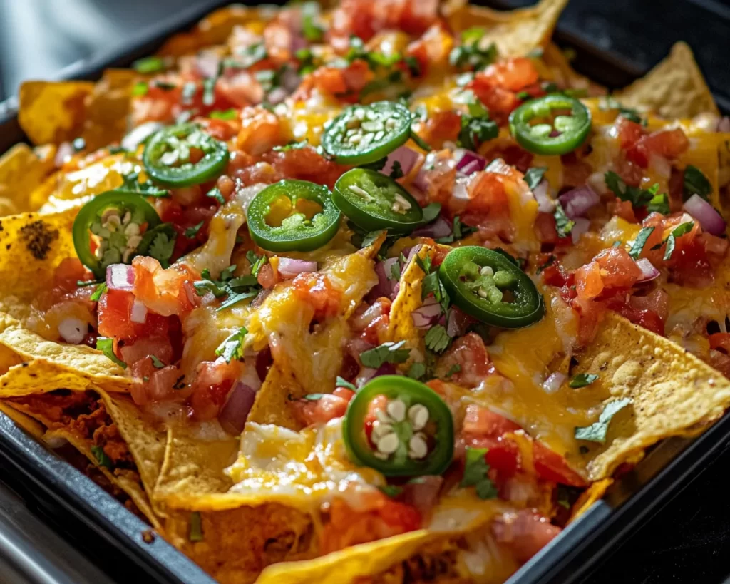 Baseball Snacks: Loaded Nachos With Jalapeño Cheese in 20 Minutes
