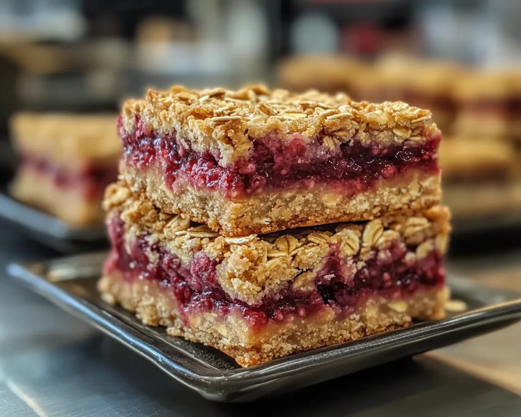 Spring Baking: Raspberry Oat Bars in 5 Steps