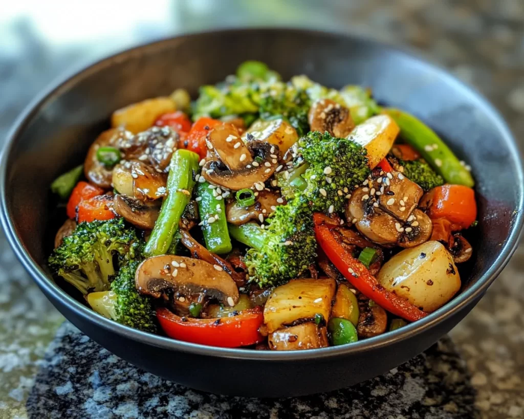 Spring Dinner Ideas: Spring Veggie Stir Fry in 15 Minutes