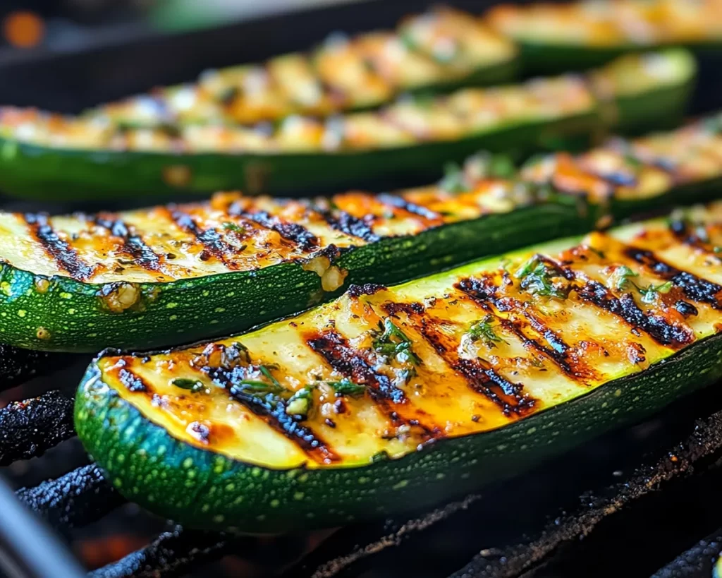 Grilling Recipes: Garlic Herb Grilled Zucchini in 15 Minutes