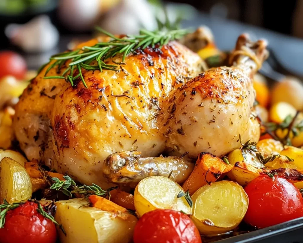 Spring Dinner Ideas: Herb Roasted Chicken in 25 Minutes
