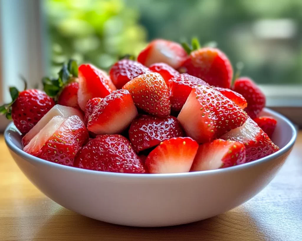 Strawberry Recipes Easy: Strawberry Fruit Salad (Easy)