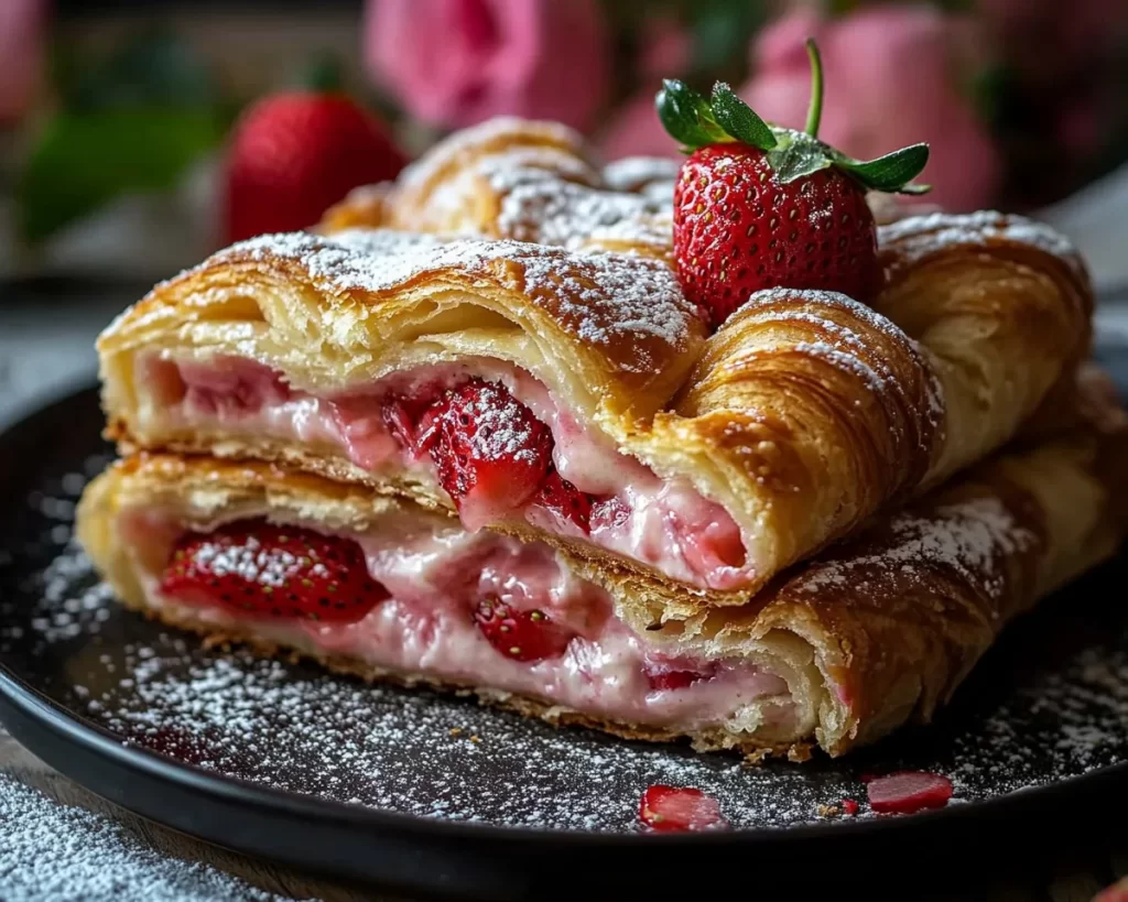 Spring Desserts: Strawberry Cream Cheese Danish in 5 Steps