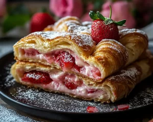 Spring Desserts: Strawberry Cream Cheese Danish in 5 Steps