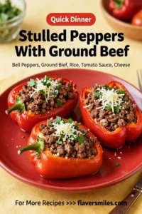 Stuffed Peppers With Ground Beef