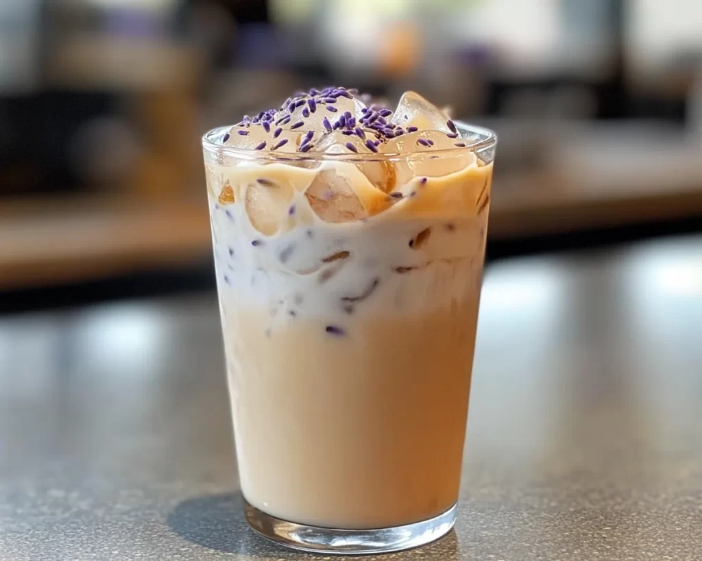 Starbucks Drinks: Iced Lavender Oat Milk Latte Copycat in 10 Minutes