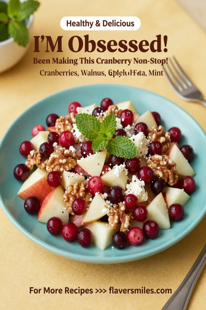 I'M Obsessed! Been Making This Cranberry Salad Non-Stop!