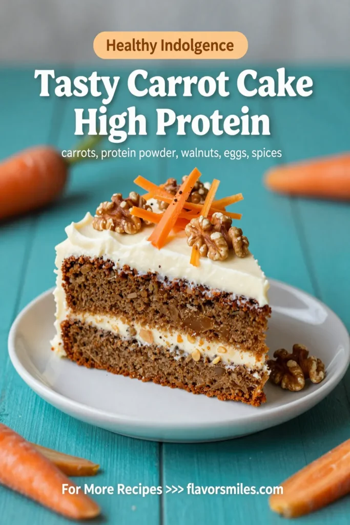 Tasty Carrot Cake High Protein