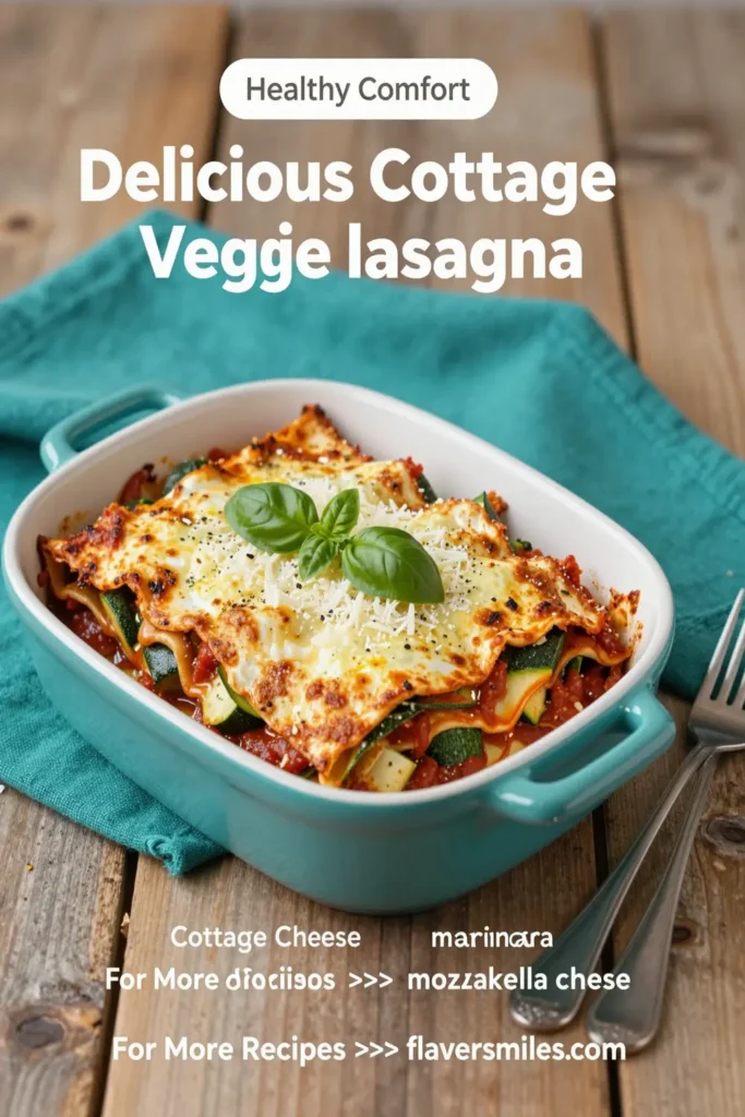 Delicious Cottage Cheese Veggie Lasagna