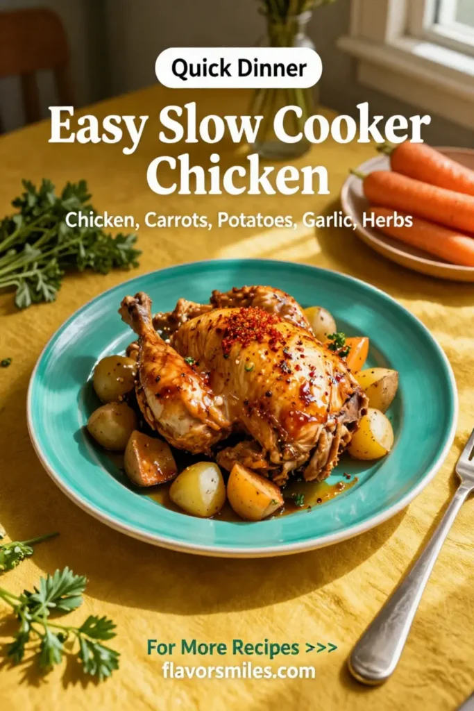 Easy Slow Cooker Chicken Dinner
