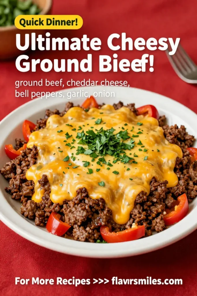 Ultimate Cheesy Ground Beef Melt