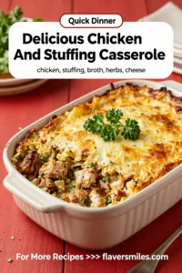 Delicious Chicken And Stuffing Casserole