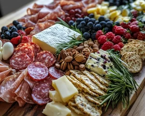 Charcuterie Board: Spring Floral Brie and Honey Charcuterie Board in 20 Minutes