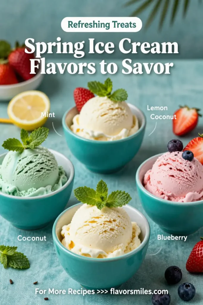 Spring Ice Cream Flavors to Savor: 5 Refreshing Delights