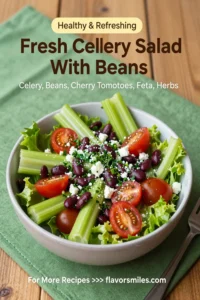 Fresh Celery Salad With Beans