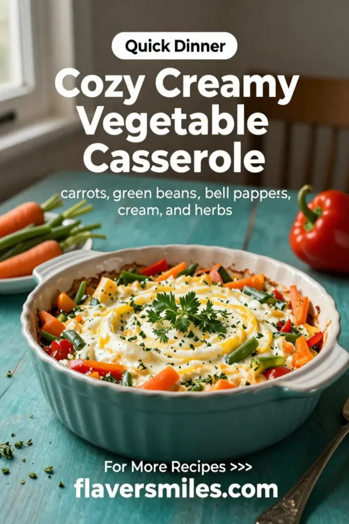 Cozy Creamy Vegetable Casserole