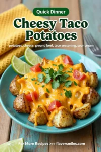 Cheesy Taco Potatoes