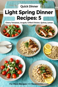 Light Spring Dinner Recipes: 5 Fresh and Flavorful Ideas