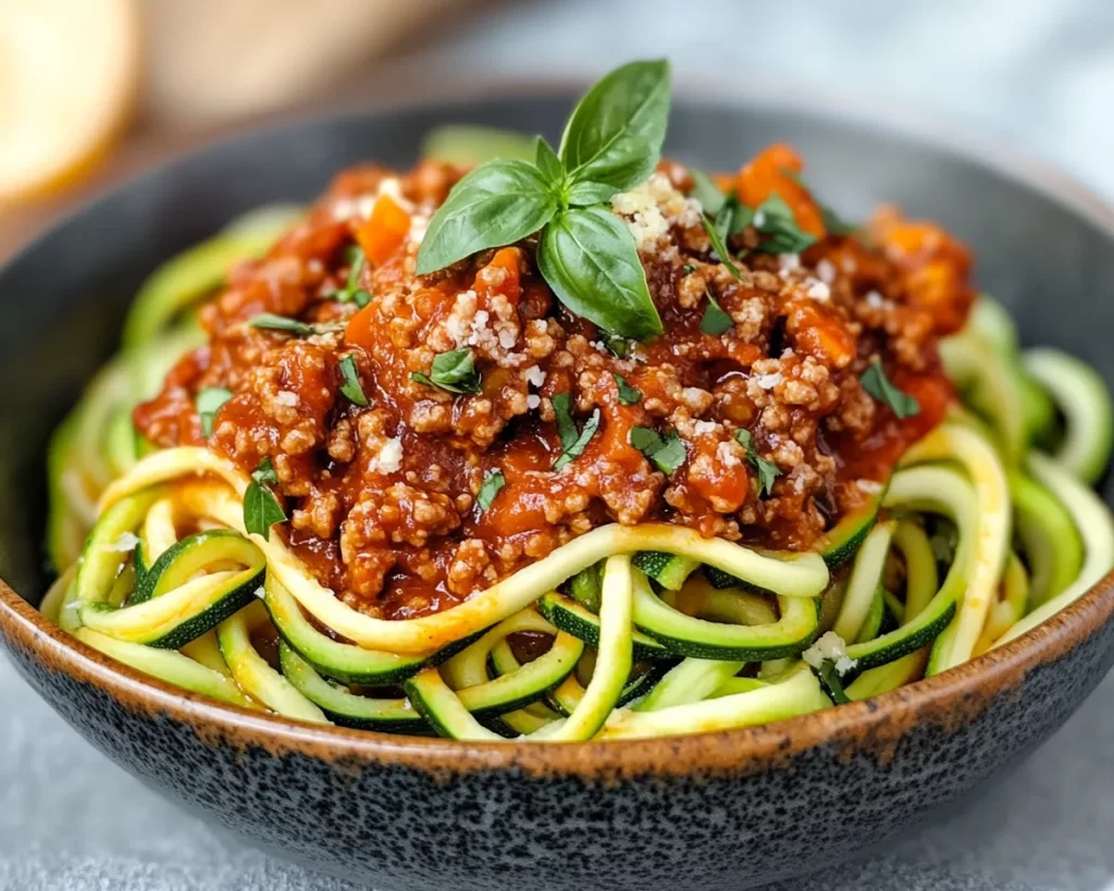 Healthy Dinner Recipes: Zucchini Noodles With Turkey Bolognese Sauce in 25 Minutes