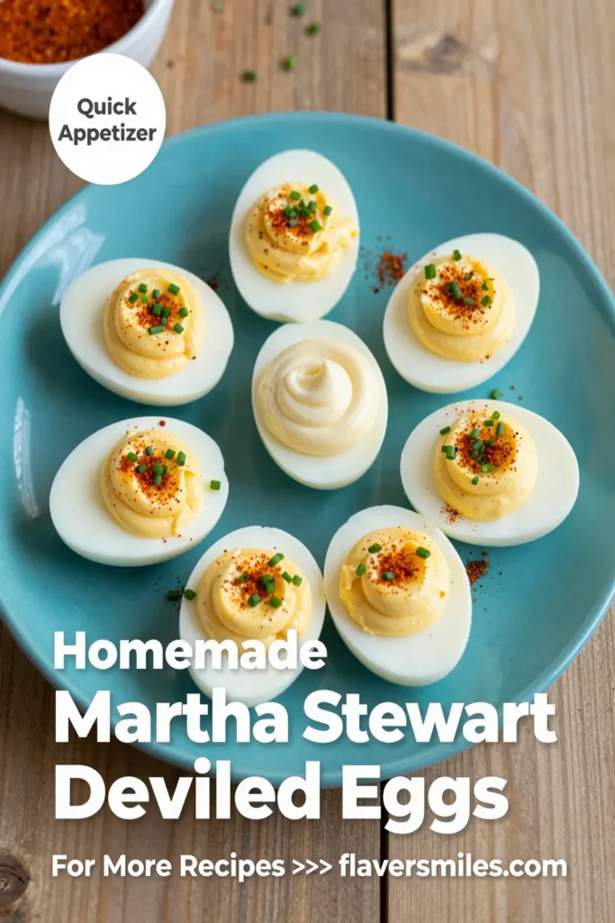 Homemade Martha Stewart Deviled Eggs