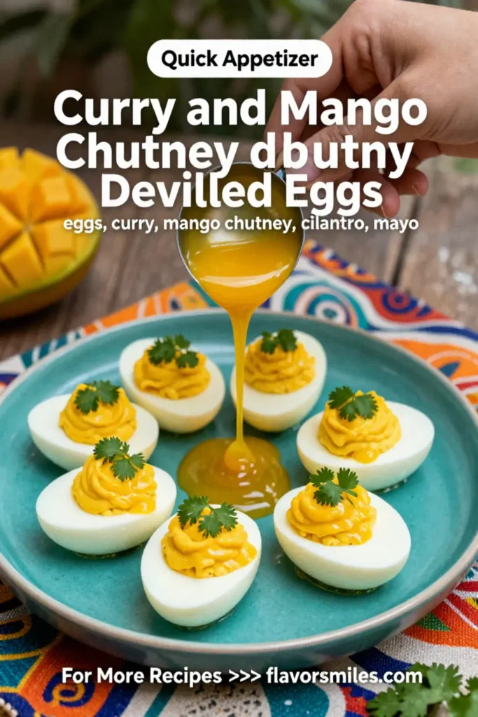 Deviled Eggs: Curry and Mango Chutney Deviled Eggs in 20 Minutes