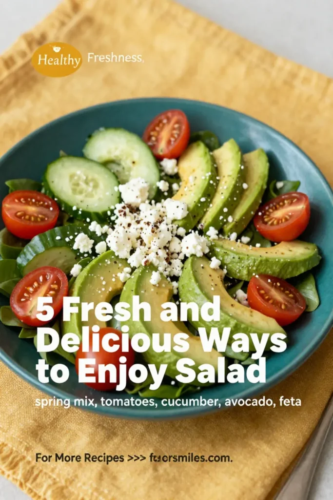 5 Fresh and Delicious Ways to Enjoy Salad with Spring Mix