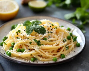 Pasta Recipes: Lemon Ricotta Pasta With Peas and Mint in 20 Minutes