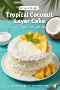 Tropical Coconut Layer Cake