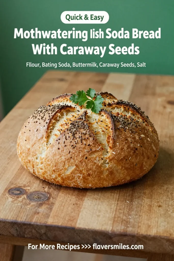 Mouthwatering Irish Soda Bread With Caraway Seeds