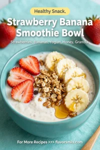 Strawberry Banana Smoothie Bowl